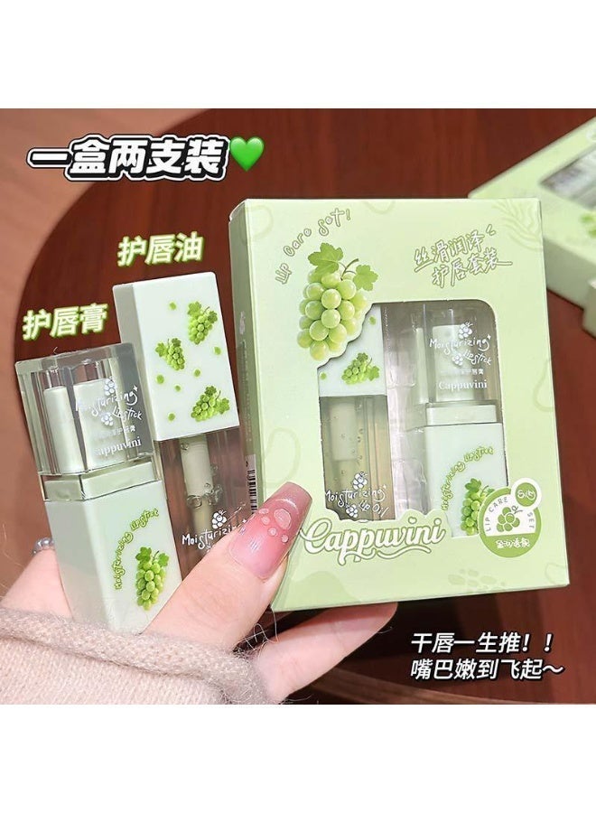 CAPPUVINI LIP CARE SET- LIP OIL & LIP PALM . 3.5G - Image 2